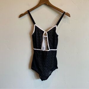 RVCA Black & White Bodysuit Sunday Collection